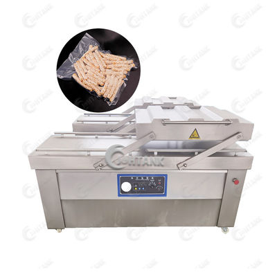 Kammer-vakuumverpackende Maschine 220V 380V des Doppelt-2kW