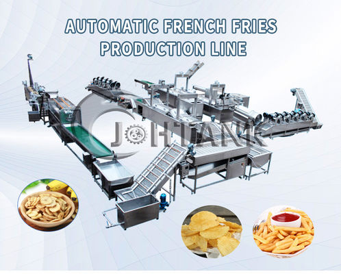 Gas-elektrische automatische Pommes-Frites, die Maschine 50kg/H herstellen