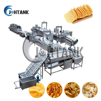 gefrorene Fertigungsstraße der Pommes-Frites500kg/h, vollautomatische Pommes-Fritesmaschine
