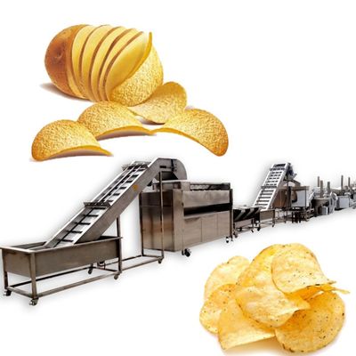 Frische Kartoffel Chips Production Line, volle automatische Kartoffel Chips Making Machine 1000kg/h