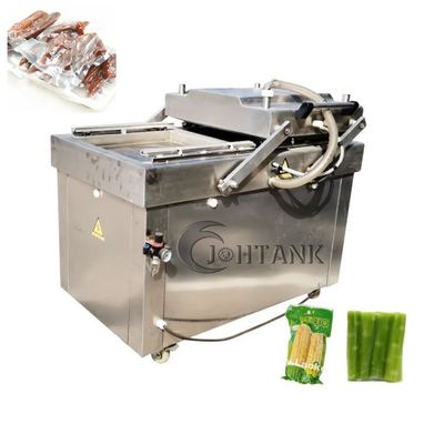 Meeresfrüchte salzten Fleisch-trockenen Fisch-Schweinefleisch-Rindfleisch-Reis-Doppelt-Kammer-Vakuumverpacker