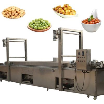 Ununterbrochene bratene Maschine des Edelstahl-304 stieß Nahrungsmittelkalmar Ring Drumstick luft