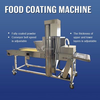 Automatischer Teig-panierende Maschine für Fried Onion Rings Chicken Tempura