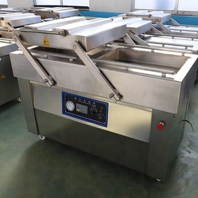 Doppelte Kammer-Vakuumverpackungsmaschine für Reis-Frucht-Gemüse-Fleisch