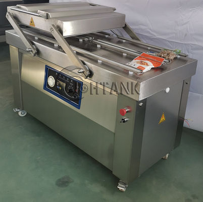 Kammer-vakuumverpackende Maschine 220V 380V des Doppelt-2kW