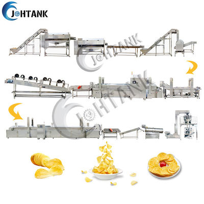 500kg/H Kartoffel Chips Production Line, Kartoffel-Chips Making Machine For Small-Geschäft