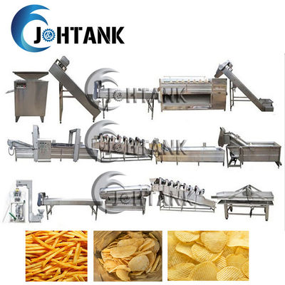 100kg/H Kartoffel Chips Production Line Stainless Steel 304
