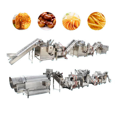 Frische Finger-Stock-gefrorene Pommes-Fritesfertigungsstraße 500kg pro Stunde