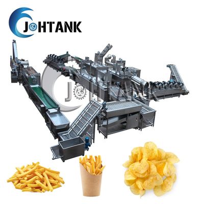 Kartoffelchip Chips French Fries Manufacturing Machine 500kg/h