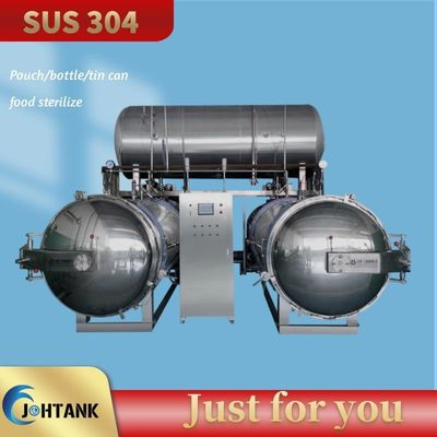 Doppelschicht-Sterilisator-Wasser-Immersions-Retorten-Autoklav-Maschine für Vakuumverpackungs-Nahrung