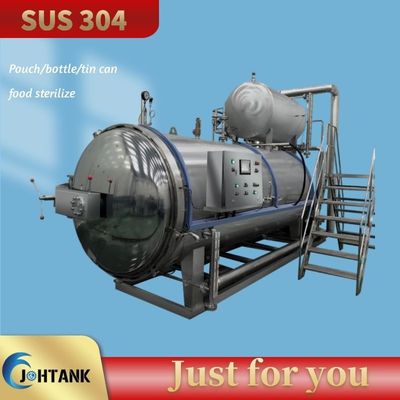 Nahrungsmittelretorten-Sterilisator-Maschine für Beutel-Glasgefäß Tin Can Sauce
