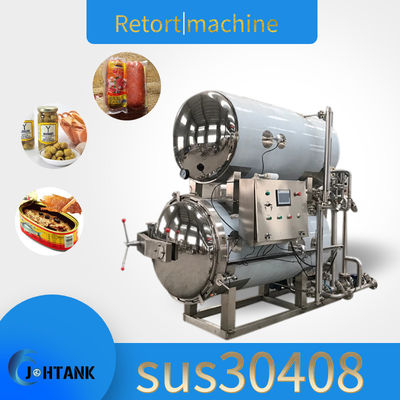 Sprühdampf-einmachende Retorten-Maschine in der Lebensmittelindustrie