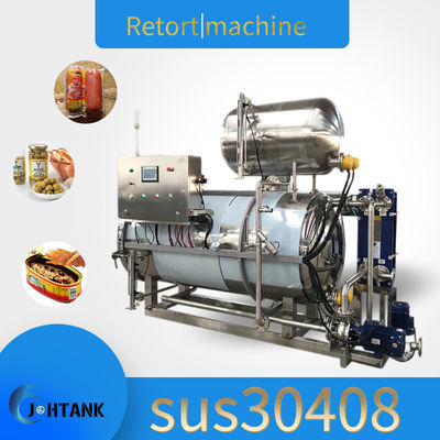 Sprühdampf-einmachende Retorten-Maschine in der Lebensmittelindustrie