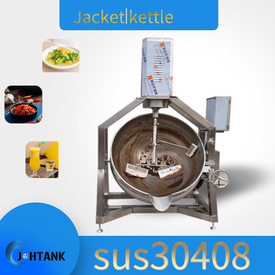 Halwa kleben Stau-Dampf-Mantelkessel mit Topf-Manteldampf-Kessel des Quirl-500L automatischem kochendem