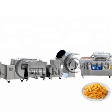 Vollautomatische Pommes-Fritesmaschine 500kg/H des kleinen Maßstabs