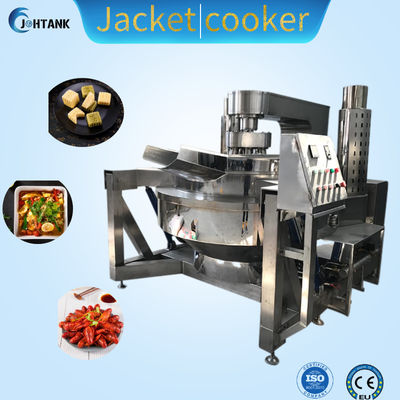 Großes kocher-Soßen-Marmeladen-Chili Paste Cooking Machines 500L der Kapazitäts-100L Manteldoppelt-Manteldampf-Kessel