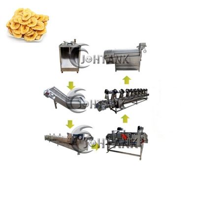 vollautomatische Chips Line Potato Crisps Making-Maschine der Kartoffel-500kg/h