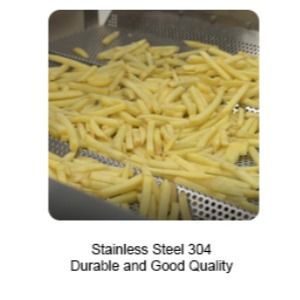Sofortige automatische gefrorene Pommes-Frites, die Maschine herstellen
