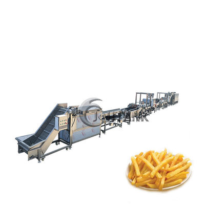 Vollautomatische gefrorene Pommes-Frites SS304, die Maschinen-Kartoffel Chips Production Line machen