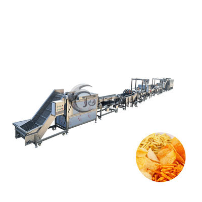 Volle automatische Kartoffel-Pommes-Frites, die Linie machen