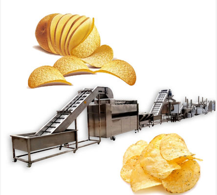 500kg/h briet vollautomatische Banane Chips Making Machine Potato Frozen