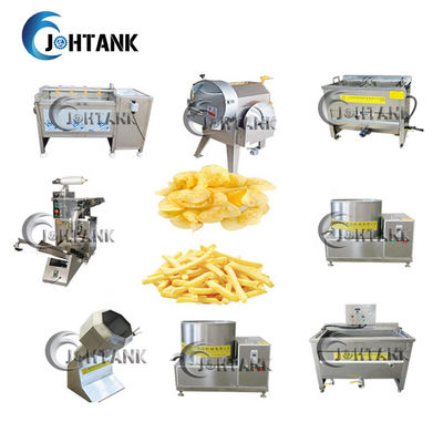 gefrorene Pommes-Frites 2000kg/h, die Maschinen-kleinen Maßstab, Banane Chips Making Machine machen
