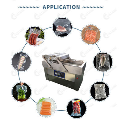 Doppelte Kammer-Vakuumverpackungsmaschine 4pcs/Min