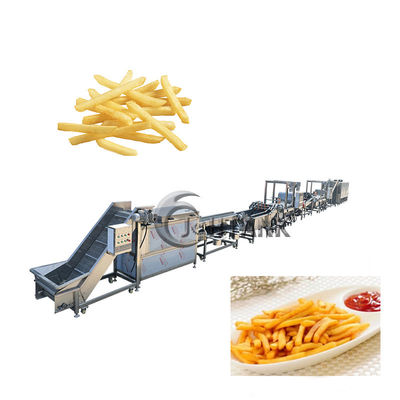 Elektrische Kartoffel Chips Production Line 500kg/h für gefrorene Pommes-Fritesbananen-Chips