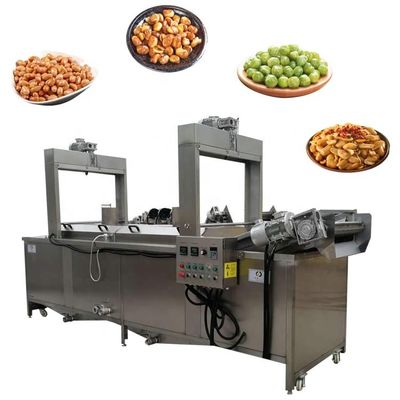 Fleischklöschen-Hühnerdoppelter Gurt-ununterbrochene bratene Maschine Sus304 1000kg/H