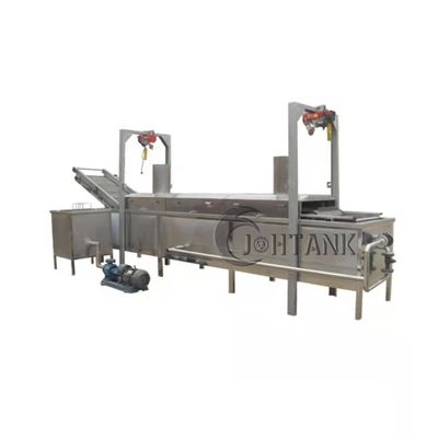 Automatische Zwiebel-Ring-ununterbrochene bratene Maschine 200Kg/H