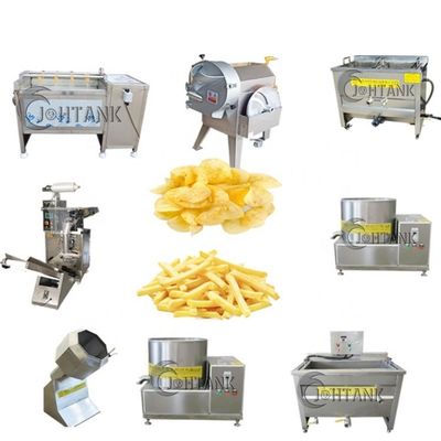 Gefrorene Pommes-Fritesproduktlinie 2000kg/hr des kleinen Maßstabs