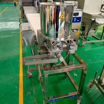 Automatischer Fleisch-Torten-Burger Patty Chicken Nuggets Processing Machine, die Maschine herstellt